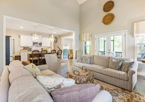 Fully Furnished living room space for everyone to gather