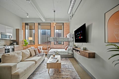 Living Room • 55` Smart TV with Streaming Services!