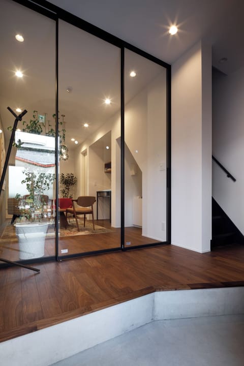 Interior entrance