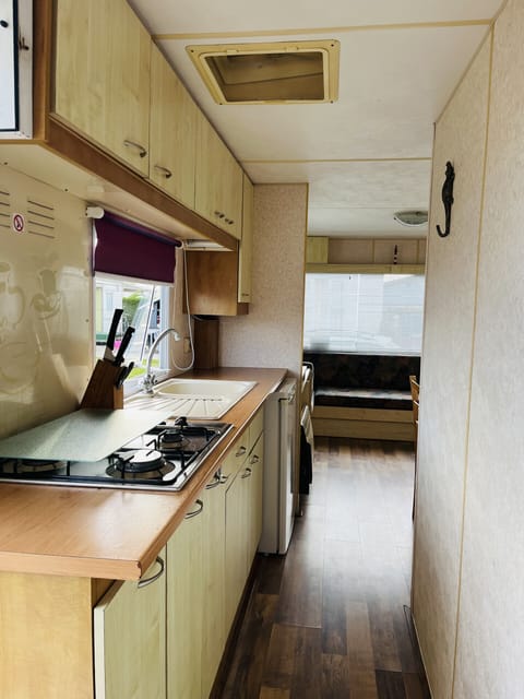 Kitchen of ZP 340 – Camping de Zandput