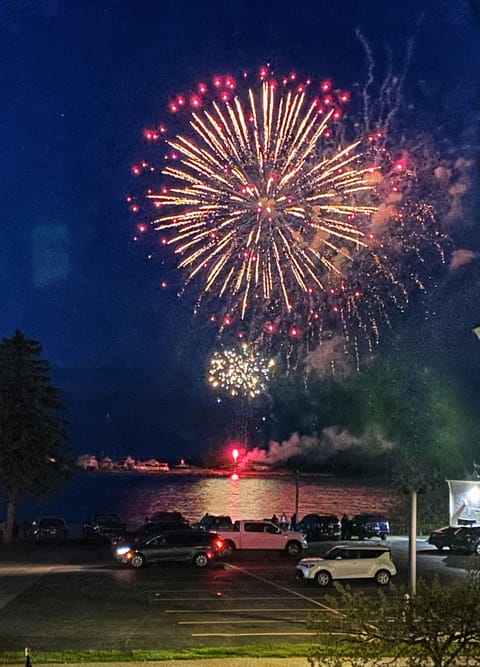 Fireworks from your deck. Every Saturday night.
