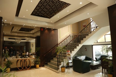 Interior entrance