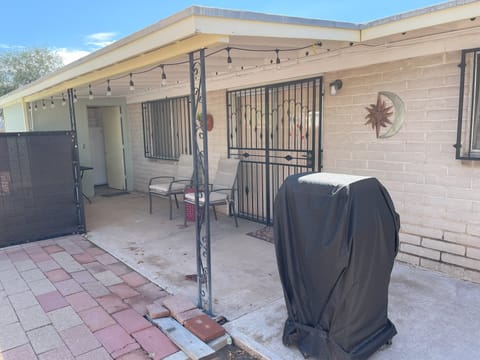 Back Porch Area leading to the back yard and Laundry room