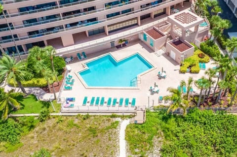 View of Beachfront Pool and Hot Tub