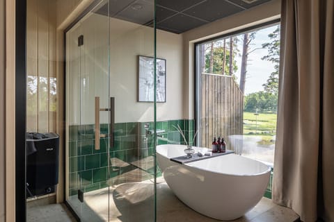 Presidential Double Room, Sauna | Desk, blackout drapes, free WiFi, bed sheets