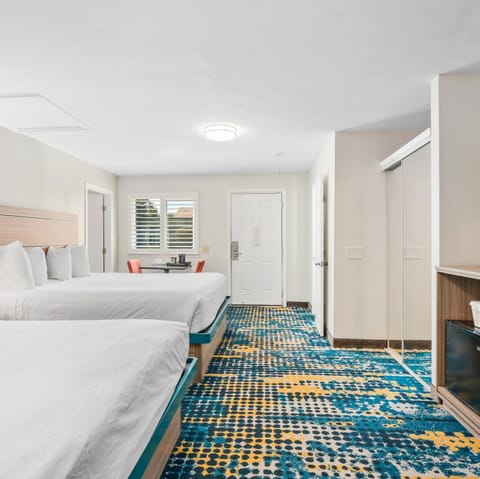 Standard Room (2 King Beds) | Premium bedding, pillowtop beds, soundproofing, iron/ironing board