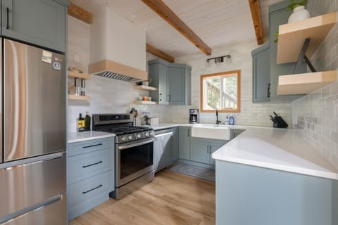 Fully stocked kitchen