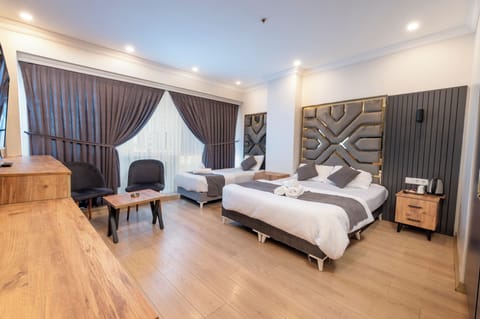 Classic Triple Room, City View | Frette Italian sheets, premium bedding, memory foam beds, in-room safe