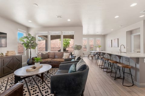 Townhome, 4 Bedrooms | Living area | Smart TV