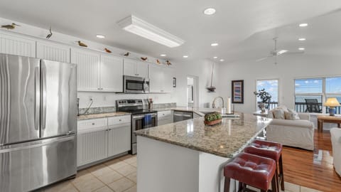 Fully Stocked Kitchen with Plenty of Countertop Space for the Chef in your Group!