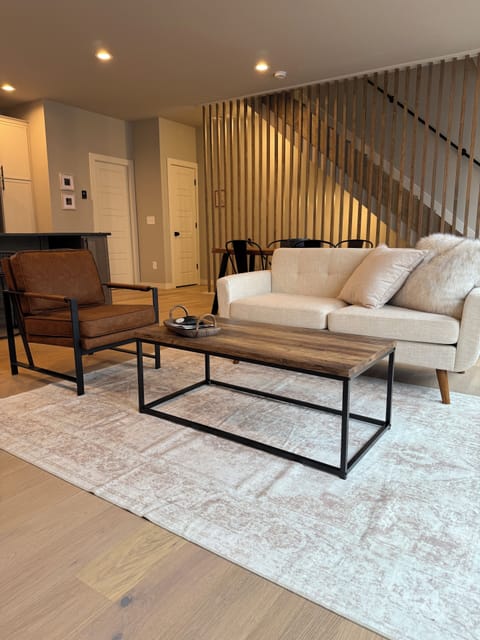 Living, Dining, Kitchen on 2nd Floor Large Open Concept With Smart TV