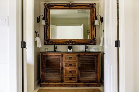 Shower, designer toiletries, hair dryer, bathrobes