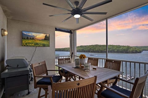 Enjoy a quiet view from your balcony overlooking the state park area.