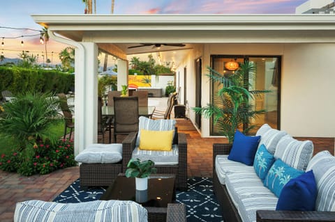 Inviting backyard; relax and enjoy this backyard oasis