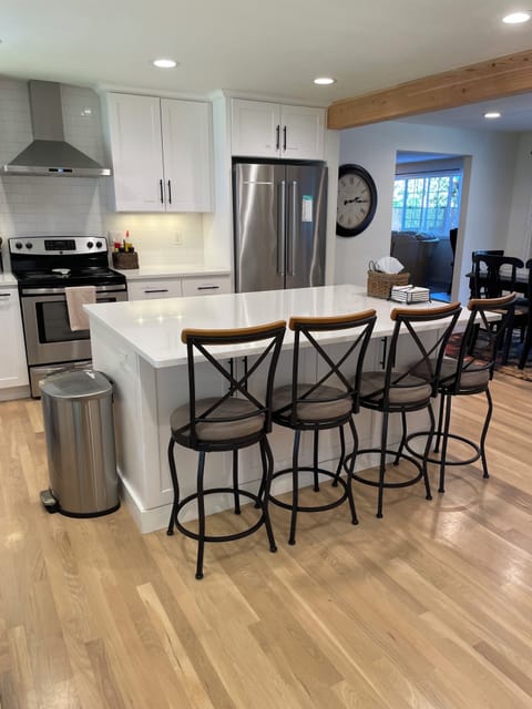 Gourmet kitchen with everything provided preparing delicious meals