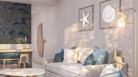 Deluxe Room, 1 Double Bed with Sofa bed, Sea View | Hypo-allergenic bedding, minibar, in-room safe, desk