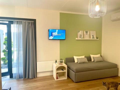 Comfort Double Room, Garden View | In-room safe, desk, laptop workspace, blackout drapes