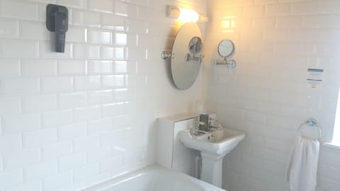 Free toiletries, hair dryer, towels, soap