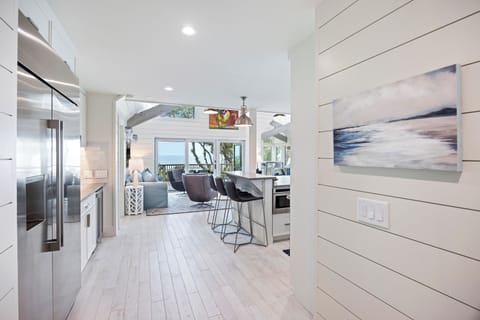 Hallway to living spaces