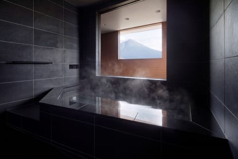 Sanga Nature Fujinomiya | Bathroom | Combined shower/tub, free toiletries, hair dryer, towels