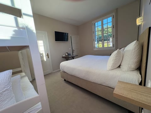 Comfort Quadruple Room | Premium bedding, Select Comfort beds, individually decorated