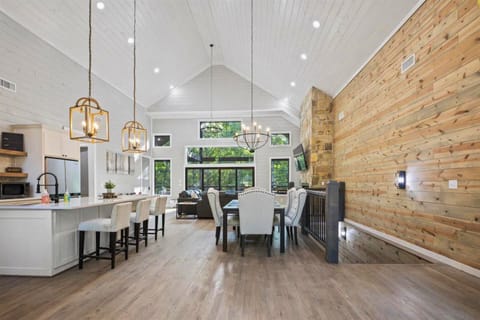 Whip up your favorite meals in our fully equipped, modern kitchen, featuring sleek appliances and a bright, airy design.