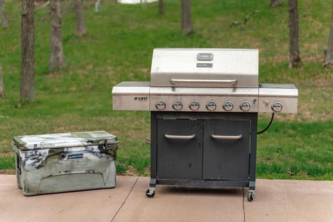 Gas Grill and Cooler
