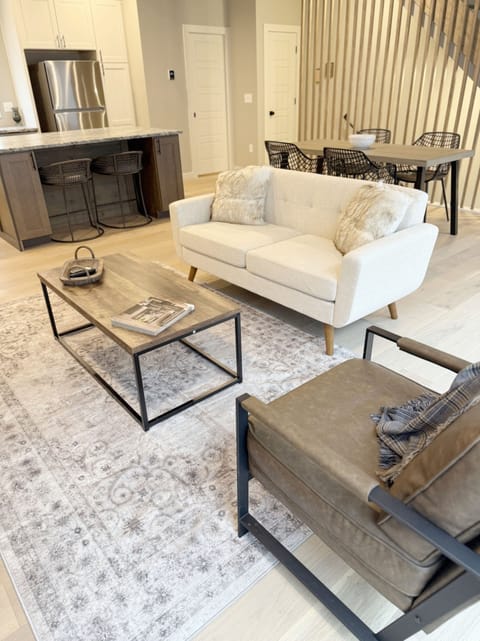 Open Concept - Living Dining Kitchen Powder Luxury Furniture Seating For10
