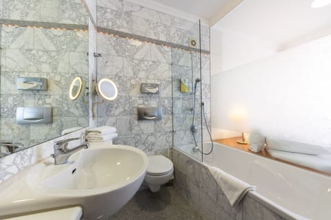 Hypo-allergenic bedding, desk, blackout drapes, soundproofing