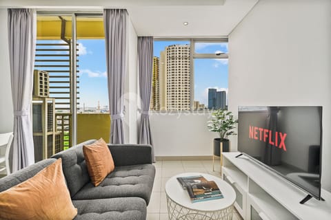 Apartment, 2 Bedrooms, City View | Living area | Flat-screen TV