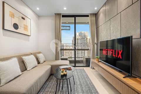 Apartment, 2 Bedrooms, City View | Living area | Flat-screen TV