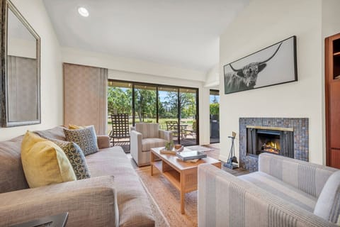 Vacation done right: sunlight streaming in, a warm fire crackling, and that perfect blend of comfort and style
