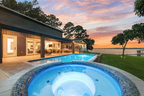 Sunset View from Hot Tub and Pool