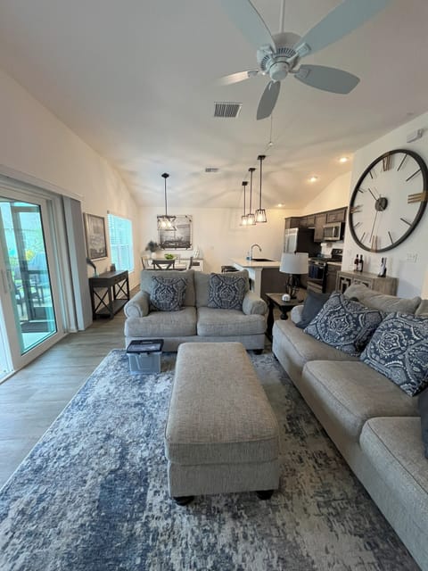 There is lots of open space for you and your guests.