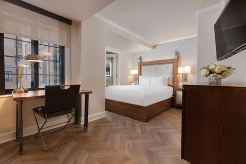 Luxe Queen Room | Egyptian cotton sheets, premium bedding, down comforters, in-room safe