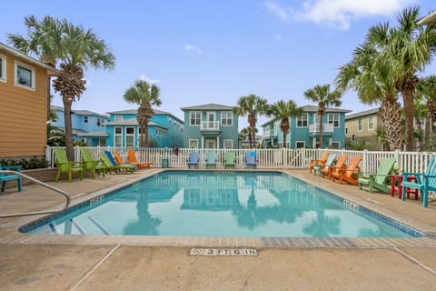 Sunny Community Pool Vibes