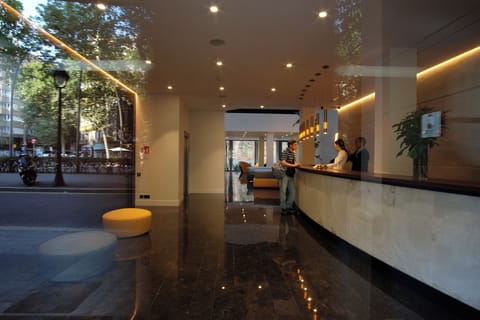 Interior entrance