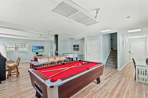 Challenge the teens to a game of pool.