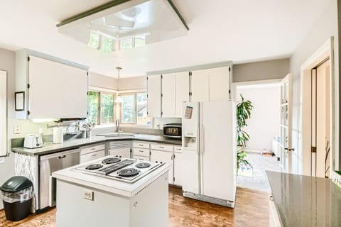 Kitchen with plenty of natural light