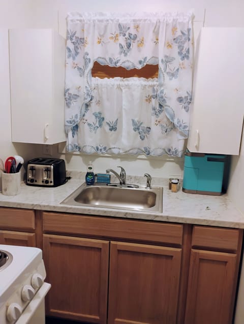 Kitchen  with pots & pans & dishes 