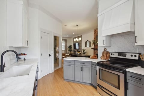 Modern Kitchen with Stainless Steel Appliances