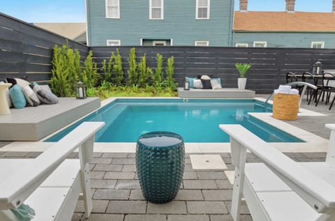 Shared Outdoor Area with Porch | Seasonal Heated Pool | Grill | Outdoor Seating Area | Shared with Other Unit in the Building