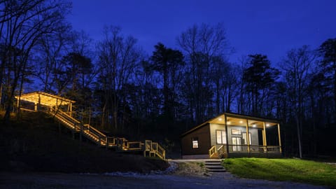 Moonlight Ridge is tucked in the trees located just minutes from the Red River Gorge