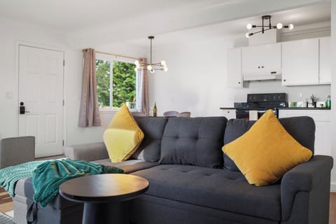 Family Apartment, 2 Bedrooms, Non Smoking, Kitchen | Living area | 55-inch LED TV with digital channels