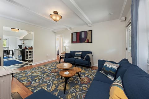 The Cottage: Watch movies, play games, or be snuggly with the gas fireplace.