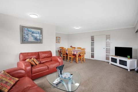 In the main house, there is great open-plan living with the lounge and dining area being in the same space.