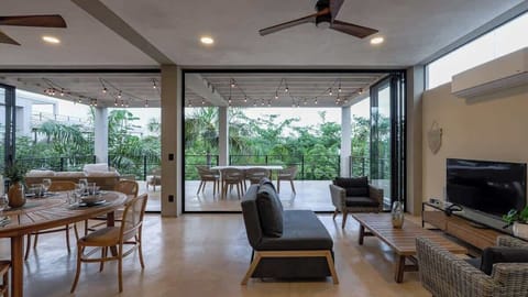 Living Room with Smart TV