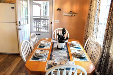Dining room table with seating for 6.  
