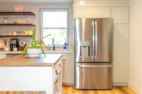 Fully equipped kitchen with all essentials for your stay.