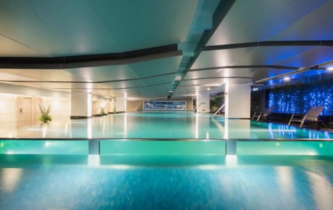 Indoor pool, outdoor pool